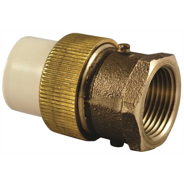3/4 in. CPVC CTS Lead Free Slip x Copper Silicon Alloy FIPT Transition Union